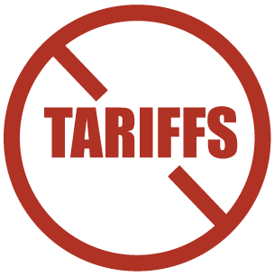 No tariffs